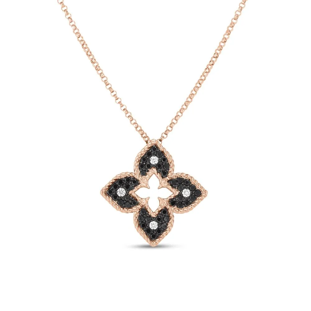 VENETIAN PRINCESS PENDANT WITH BLACK AND WHITE DIAMONDS