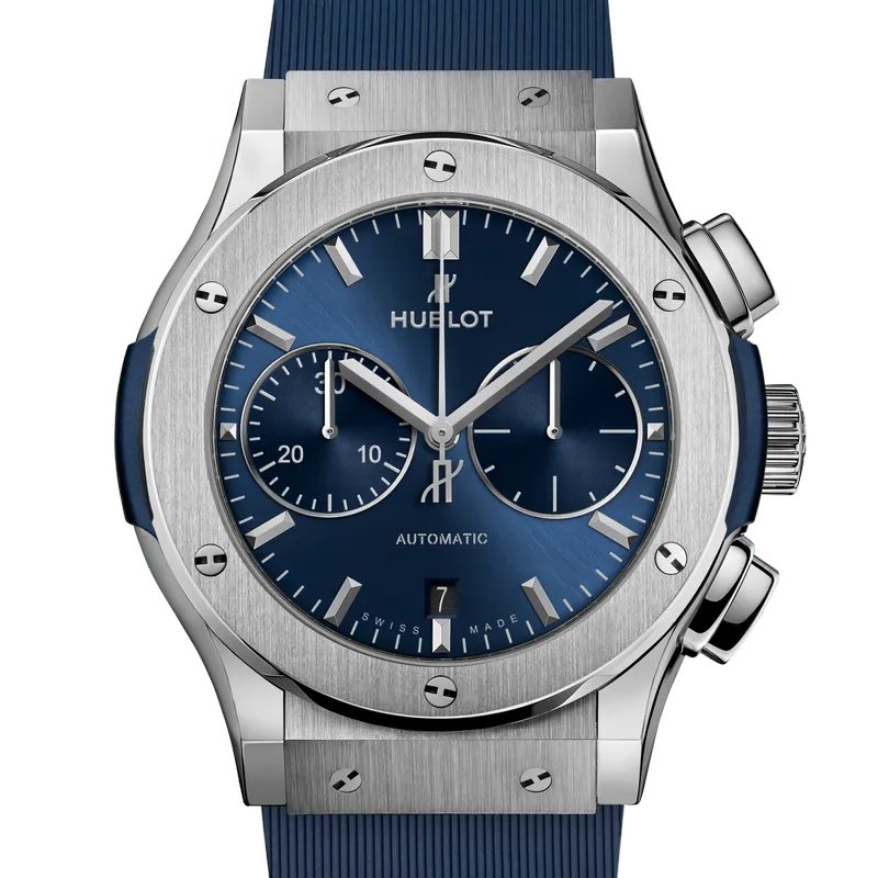 Classic Fusion Chronograph Titanium Blue 45mm