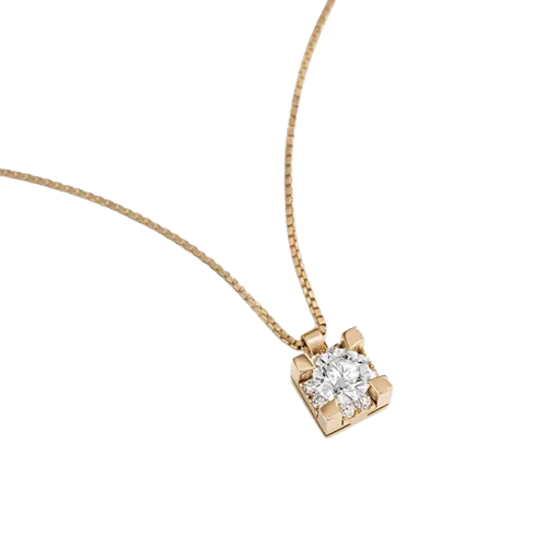 IOLUCE vėrinys iš balto aukso su deimantais